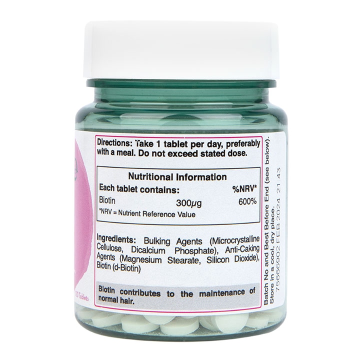 Holland & Barrett Biotin 120 Tablets 300ug